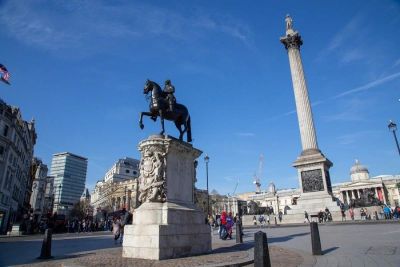Charles I - Equestrian Statue - Trafalgar Square - Location of Eleanor Cross