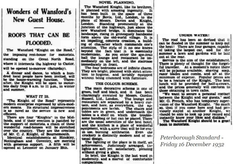 wansford Knight Opening Dec 1932