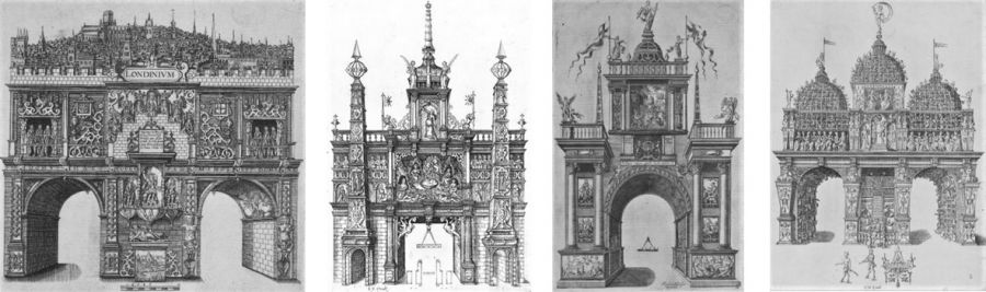 James I - Triumphal Arches, London