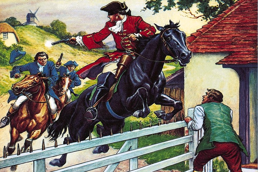 Dick Turpin jumps Great North Road Toll Gate