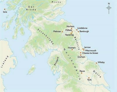 Medieval Map - Northern Britain