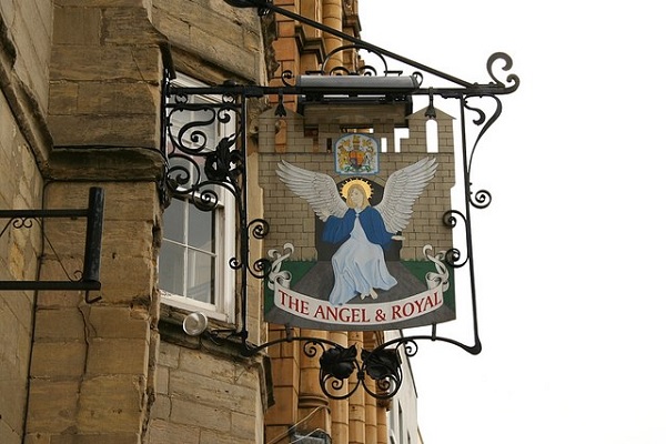 Angel Inn Grantham - Sign