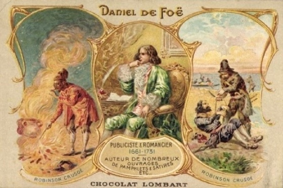 Daniel Defoe - Promotional Post Card