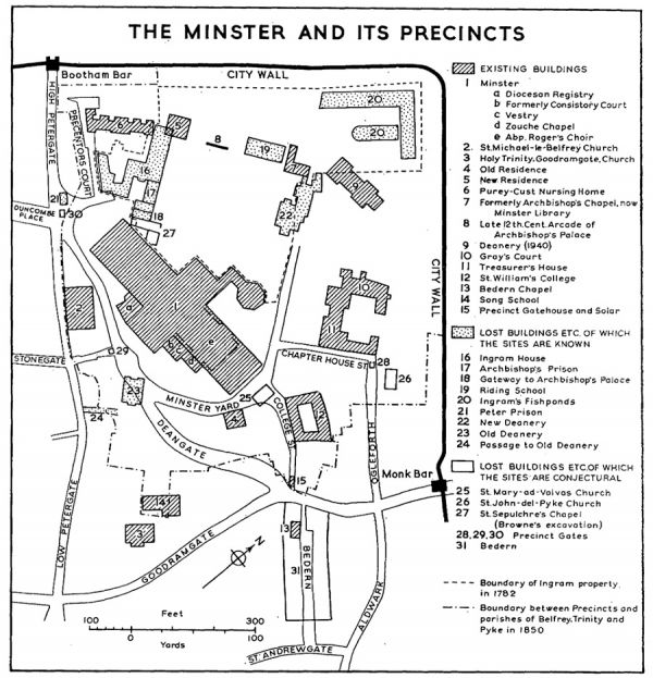 Precincts of York Minster