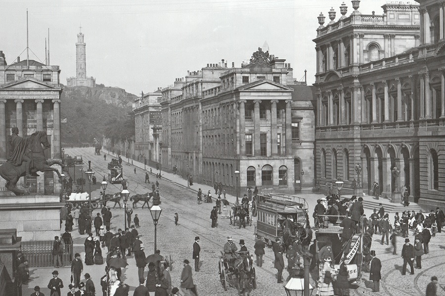 Waterloo Place in 1880