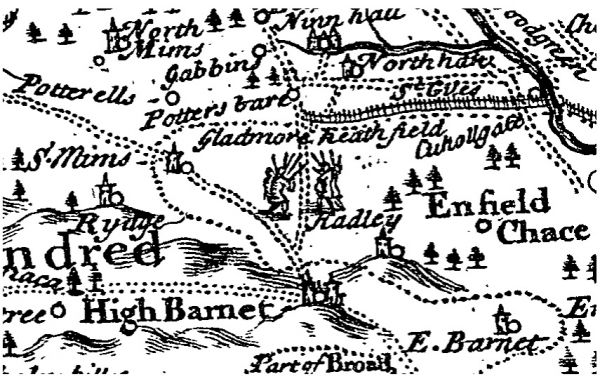 John Norden - 1598 County Map