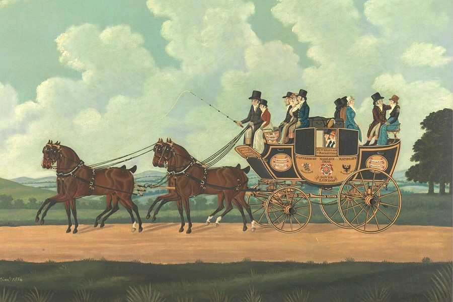 Chaplin's Dover to London Coach, 1814 - Cordrey