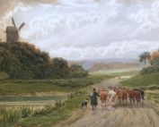 Drovers-Returning from Market-John-Macpherson