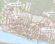 where does the Great North Road start - Map of London